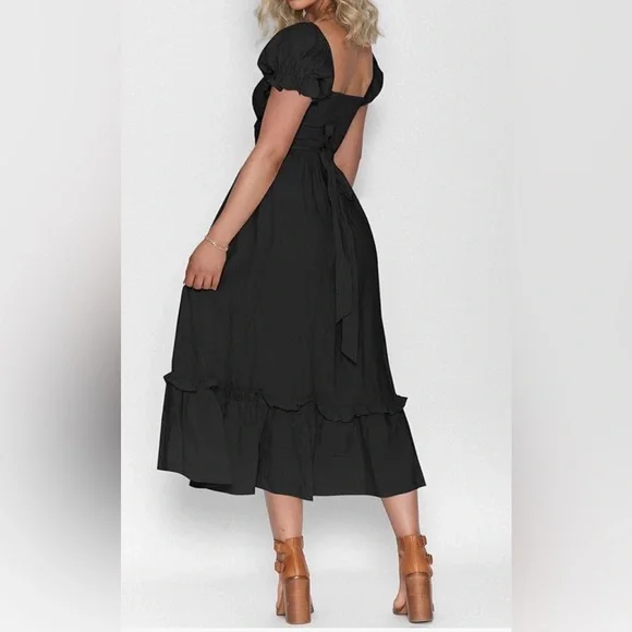 Multi-way wear Black Women's Dress - Picture 2 of 4